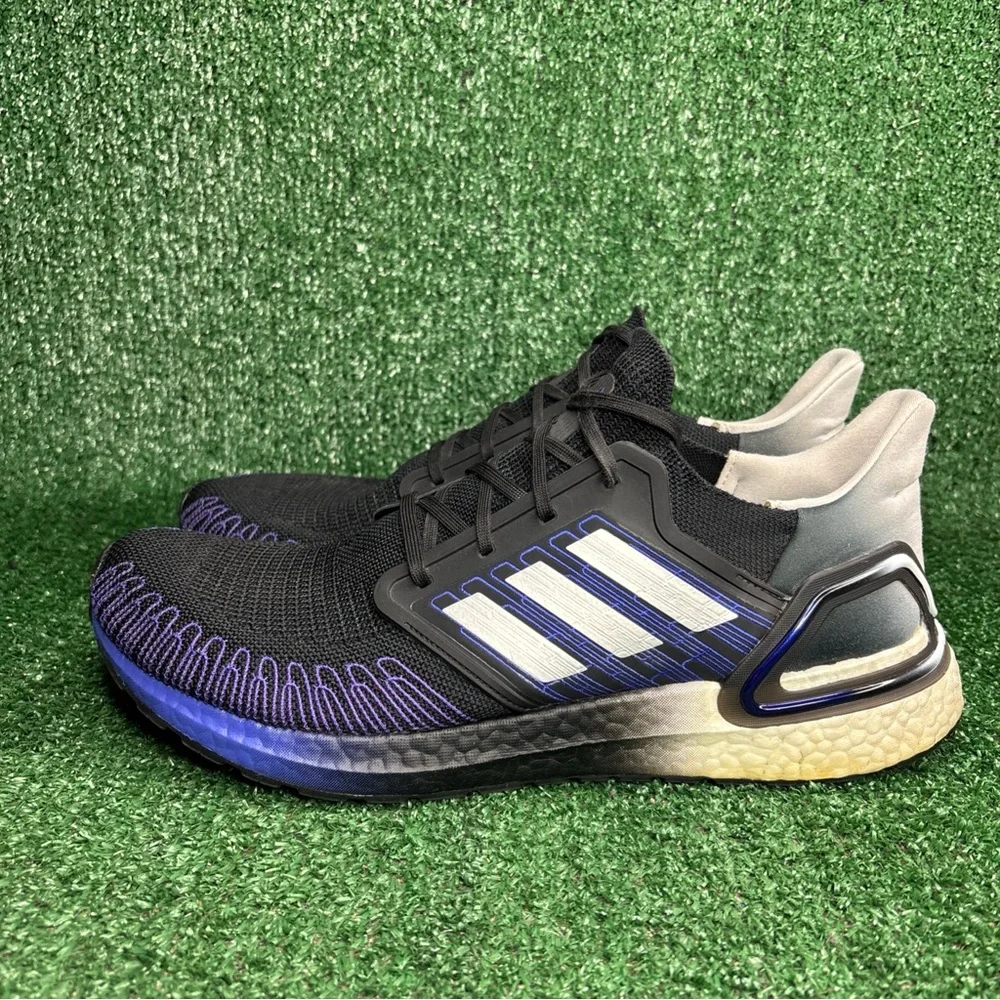 Adidas Mens‎ Ultra Boost 20 FV0033 Black Running Shoes Sneakers Size 12.5